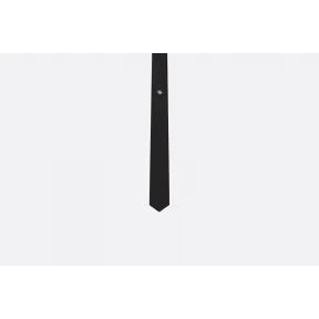 迪奥/Dior 蜜蜂图案黑色真丝绸缎领带  PIS1010144 C900