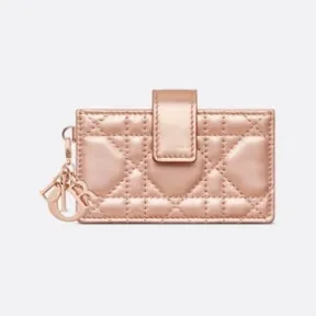 迪奥/Dior Lady Dior  Dior  Or 五格信用卡套 S0074JNHN-M86P