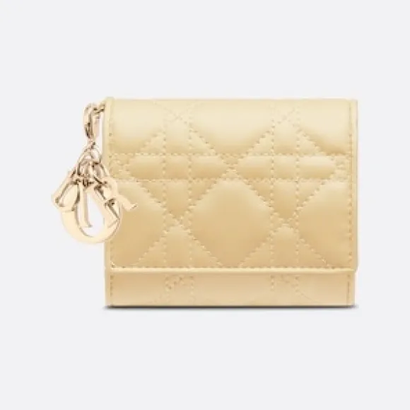 迪奥/Dior Lady D 莲花长款钱夹        S0181ONMJ-M26Y