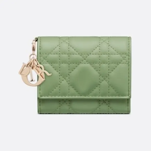 迪奥/Dior Lady D 莲花长款钱夹        S0181ONMJ-M59H