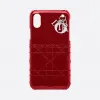 迪奥/Dior Lady Dior牛皮革iPhone X/XS手机套 S0206PVRB-M323