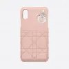 迪奥/Dior Lady Dior牛皮革iPhone X/XS手机套 S0206PVRB-M414