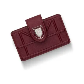 迪奥/Dior “diorama”赤褐色粒面触感小牛皮三角形衬料卡套 S0325PVRG_M33R