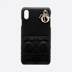 迪奥/Dior Lady Dior羊皮革iPhone XS Max手机套 S0356ONMJ-M900