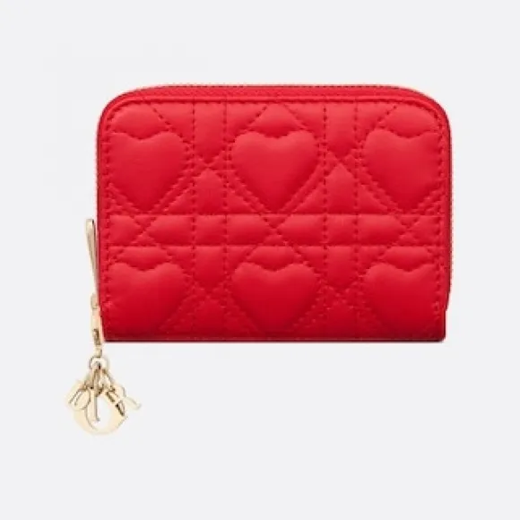 迪奥/Dior 小码 Lady Dior  Voyageur 零钱包 S0985ONHG-M35R