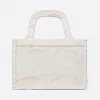 迪奥/Dior 白色迷彩刺绣帆布 Dior Book Tote 迷你托特包 S5475ZWAH-M879