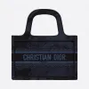 迪奥/Dior Dior Book Tote 迷你蓝色迷彩刺绣托特包 S5475ZWAH-M928