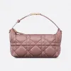 迪奥/Dior 中号 DiorTravel Nomad 手拿包 牡丹粉色牛皮革超大藤格纹 S5554OMIG_M81P_TU