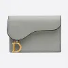 迪奥/Dior 岩石灰牛皮革马鞍翻盖卡夹 S5611CWVG-M41G