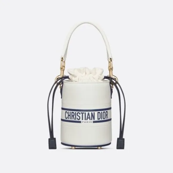 迪奥/Dior 超迷你 Dior Vibe 桶包 白色牛皮革 S6250OSGQ_M933_TU