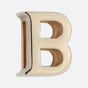 迪奥/Dior My ABCDior“B”字母徽章 浅金色饰面金属 S9167OMET_M196_TU