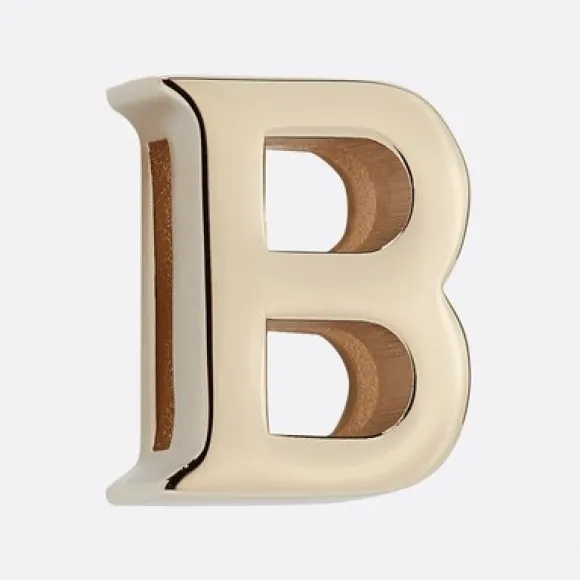 迪奥/Dior My ABCDior“B”字母徽章 浅金色饰面金属 S9167OMET_M196_TU