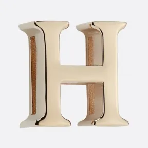 迪奥/Dior My ABCDior“H”字母徽章 浅金色饰面金属 S9173OMET_M196_TU