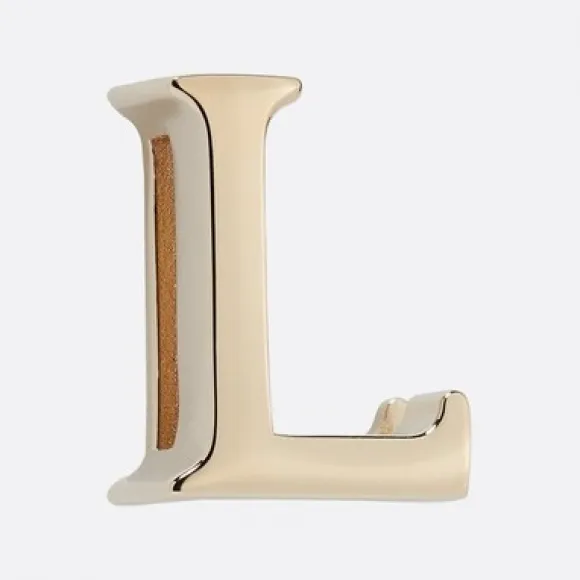 迪奥/Dior My ABCDior“L”字母徽章 浅金色饰面金属 S9175OMET_M196_TU