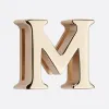 迪奥/Dior My ABCDior“M”字母徽章 浅金色饰面金属 S9176OMET_M196_TU