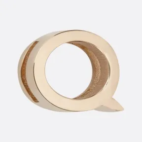 迪奥/Dior My ABCDior“Q”字母徽章 浅金色饰面金属 S9180OMET_M196_TU