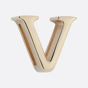 迪奥/Dior My ABCDior“V”字母徽章 浅金色饰面金属 S9185OMET_M196_TU