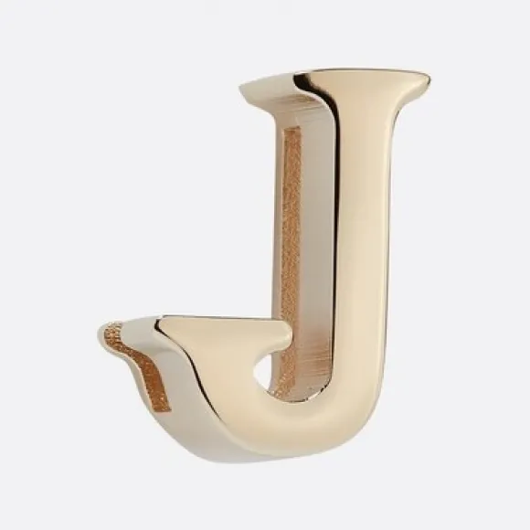 迪奥/Dior My ABCDior“J”字母徽章 浅金色饰面金属 S9190OMET_M196_TU