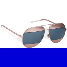 迪奥/Dior  dior split1 粉红色和蓝色太阳眼镜 SPLIT1 02T8F