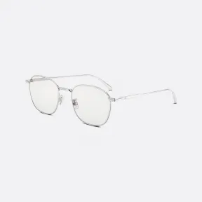 迪奥/Dior DiorBlackSuit S2U 眼镜 银色金属正方形镜框防蓝光镜片 SUITS2UXB_F0BB_51