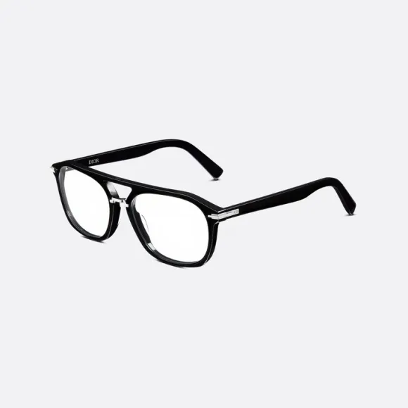 迪奥/Dior DiorBlackSuit N1I 眼镜 黑色方形镜框搭配防蓝光镜片 SUTON1IXB_10BB_57