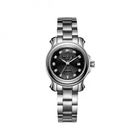 艾米龙/Emile Chouriet 时光之翼系列 精钢 内钨钢外精钢双表圈 自动机械 女表 06.1156.L.6.8W.57.6