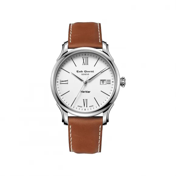 艾米龙/Emile Chouriet 传承系列 精钢 自动机械 男表 08.1128.G.6.2.28.2