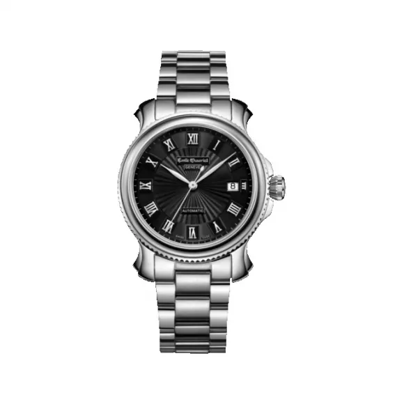 艾米龙/Emile Chouriet 时光之翼系列 精钢 内钨钢外精钢双表圈 自动机械 男表 08.1156.G.6.8W.55.6