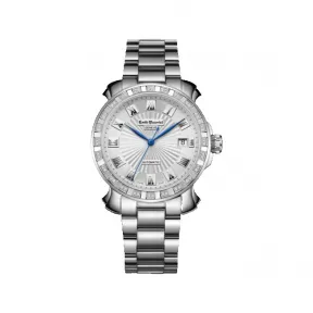 艾米龙/Emile Chouriet 时光之翼系列 精钢 双表圈镶嵌48颗天然钻石 自动机械 男表 08.1156.G.6.E6.25.6