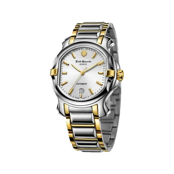 艾米龙/Emile Chouriet 子爵系列 精钢/18K金 自动机械 男表 08.1158.G.6.5K.28.0