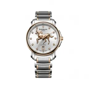 艾米龙/Emile Chouriet 莱蒙系列 精钢 18K玫瑰金表圈 自动机械 男表 08.1168.G39.6.4.2H.1