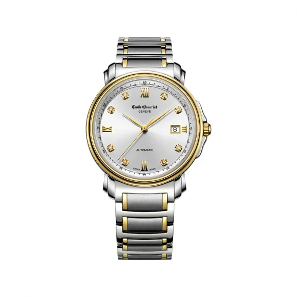艾米龙/Emile Chouriet 莱蒙系列 精钢/18K金 自动机械 男表 08.1168.G39.6.5.26.1