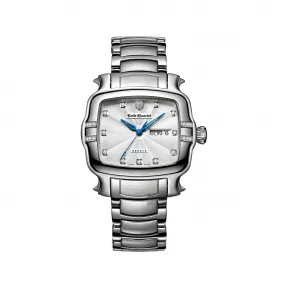 艾米龙/Emile Chouriet 明珠系列 精钢 表圈镶嵌12颗天然钻石 自动机械 男表 09.3883.G.6.E.27.6