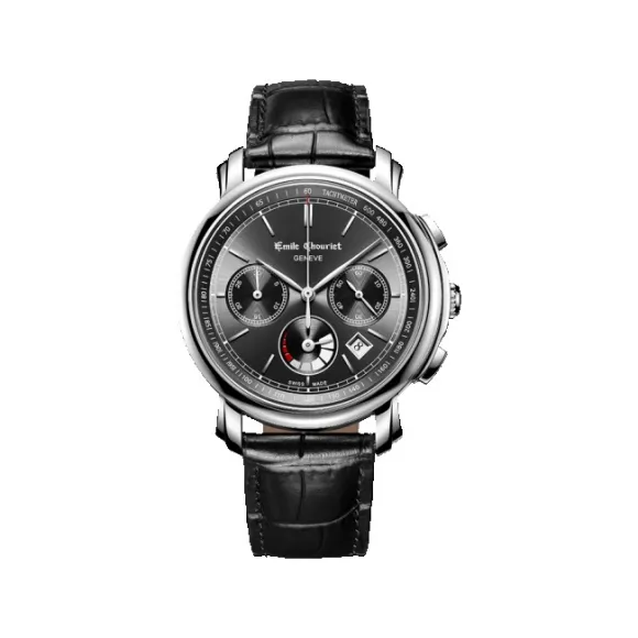 艾米龙/Emile Chouriet 莱蒙系列 精钢 钨钢表圈 自动机械 男表 16.1168.G42.6.8.68.2
