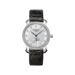 艾米龙/Emile Chouriet 时光之翼系列 精钢 镶嵌65颗天然钻石 石英 女表 60.1156.G.D.27.2