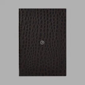 乔治阿玛尼/Giorgio Armani 碧绿色鳄鱼纹皮革日记本 46628925cr