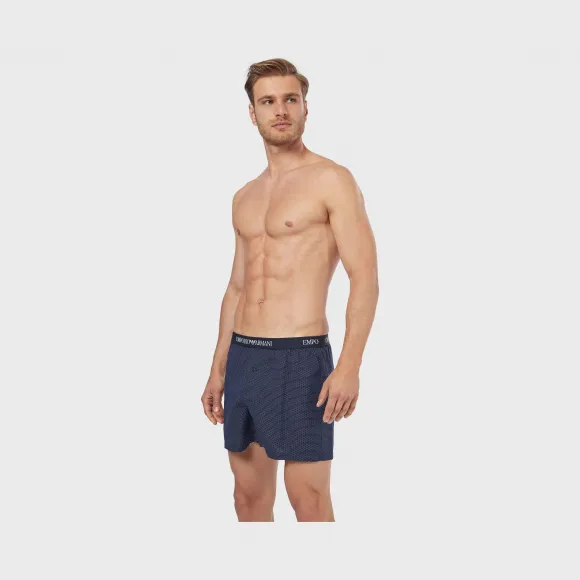 安普里奥·阿玛尼/Emporio Armani 标识饰带短裤 48222592qc