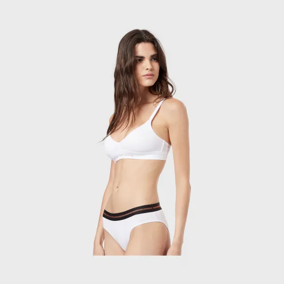 安普里奥·阿玛尼/Emporio Armani 饰标识三角文胸 48223226oh