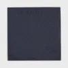 安普里奥·阿玛尼/Emporio Armani 交织字母提花纯真丝口袋方巾 46660954jb