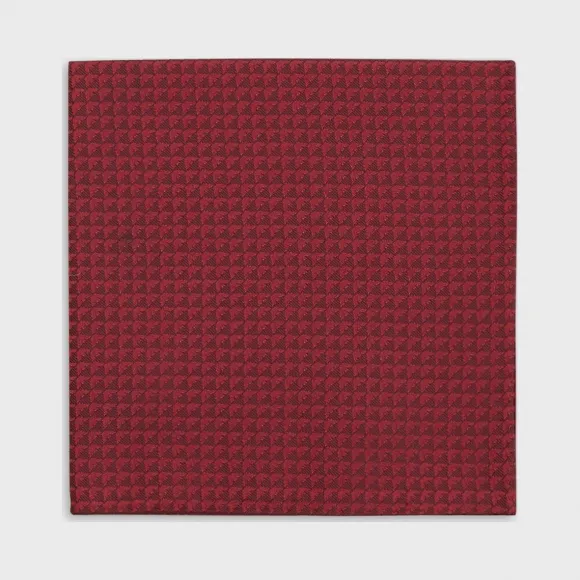 安普里奥·阿玛尼/Emporio Armani 交织字母提花纯真丝口袋方巾 46657784wv