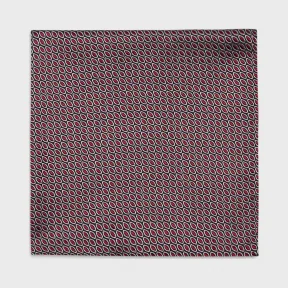 乔治阿玛尼/Giorgio Armani 纯真丝提花光学效果口袋方巾 46654626eu