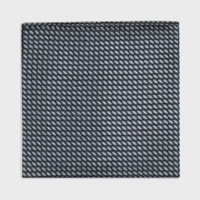 乔治阿玛尼/Giorgio Armani 纯真丝提花光学效果口袋方巾 46654621es