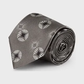 乔治阿玛尼/Giorgio Armani 几何图案真丝领带 46654422wq