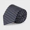 乔治阿玛尼/Giorgio Armani 斜条纹真丝领带 46654246kg