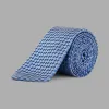 乔治阿玛尼/Giorgio Armani 几何图案真丝领带 46622154kv