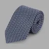 乔治阿玛尼/Giorgio Armani 几何图案提花刺绣面料领带 46623902as