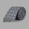 乔治阿玛尼/Giorgio Armani 几何图案提花刺绣面料领带 46623913dg