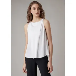 乔治阿玛尼/Giorgio Armani 垂褶真丝素绉缎上衣 38824829en