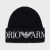 安普里奥·阿玛尼/Emporio Armani 带标识羊毛混纺贝雷帽 46665481bx