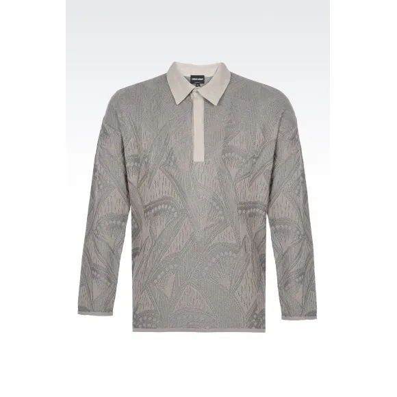乔治阿玛尼/Giorgio Armani 棉混纺 polo t 恤衫  39723968LS